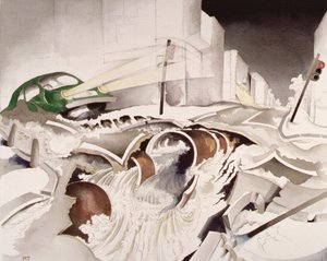 Fluss Fleet versucht eine Flucht in der Chetwynd Road, 1998 von Miles Contemporary Artist Thistlethwaite